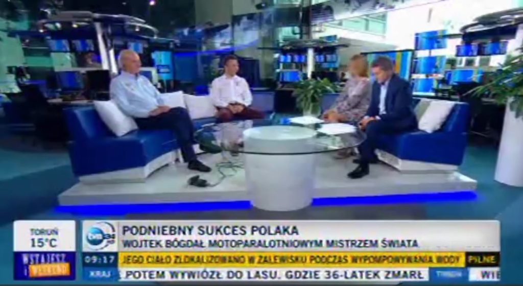 Wojtek Bógdał i Adam Paska TVN24
